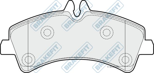 APEC BRAKING Bremžu uzliku kompl., Disku bremzes PD3211